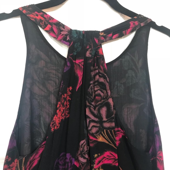 Alice and Olivia Dark Floral Dress - Picture 2 of 4